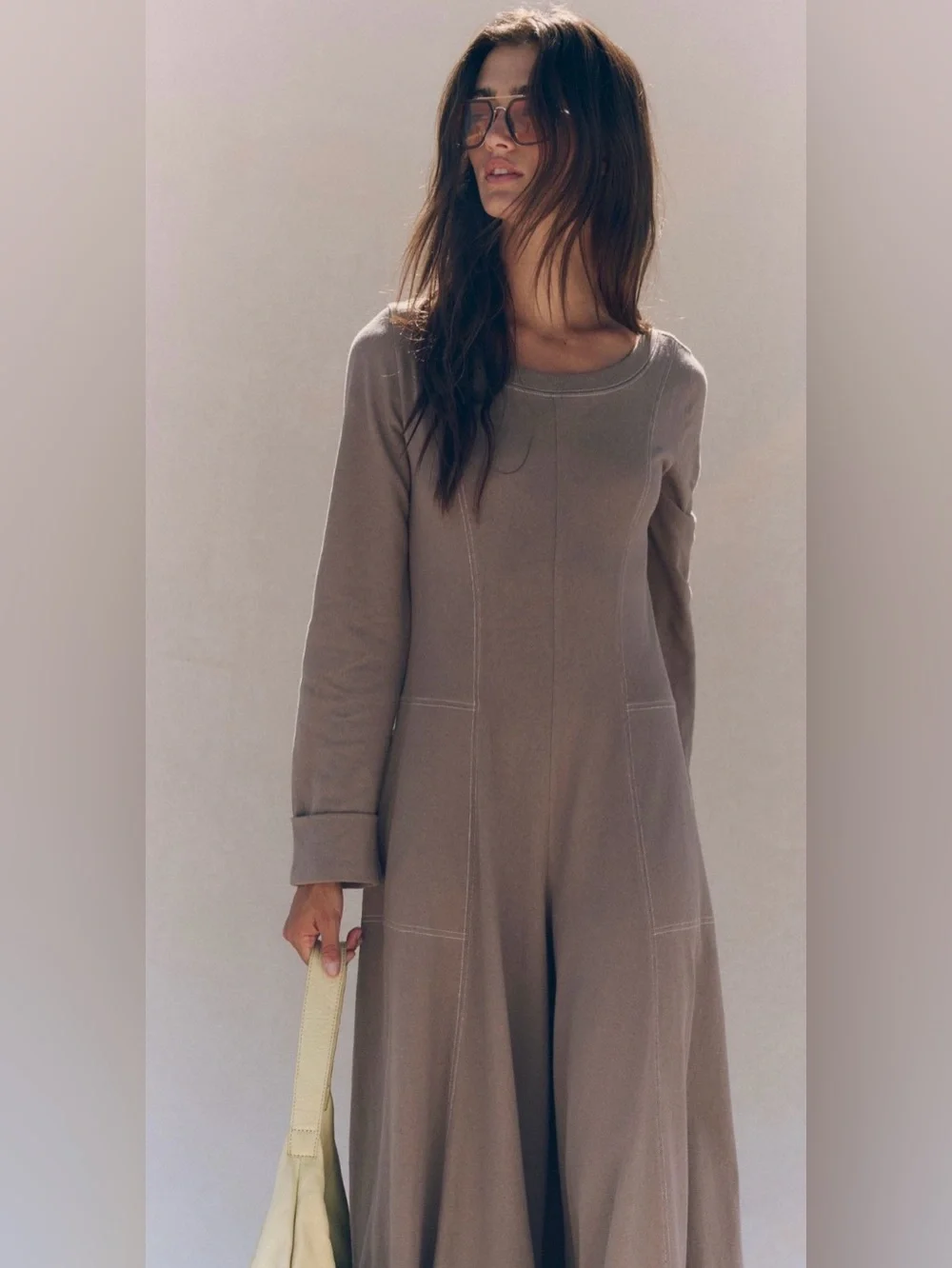 NWT Free People S Free~est Strada Jumpsuit in Dried Walnut NEW $98 One Piece - Picture 3 of 9